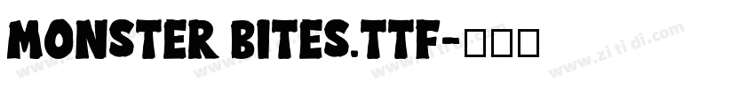 Monster Bites.ttf字体转换